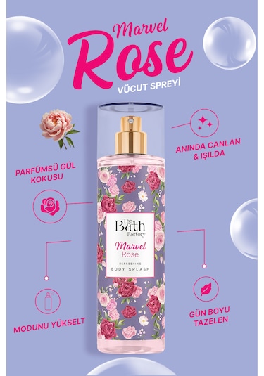 Marvel Rose Vücut Spreyi 200 Ml