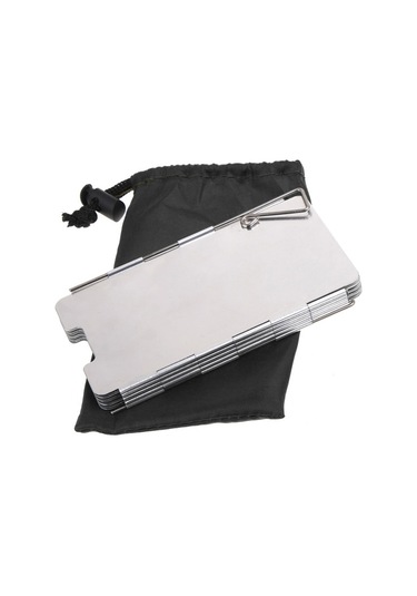 Youtek 9 Parça Gümüş Alüminyum Kamping Çadır Ocağı Rüzgar Engeli - Taşınabilir, Dayanıklı, Piknik Ve Doğa Etkinlikleri İçin Gümüş