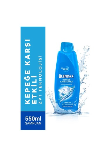 Blendax Kepeğe Karşı Etkili Şampuan 3 x 550 ML