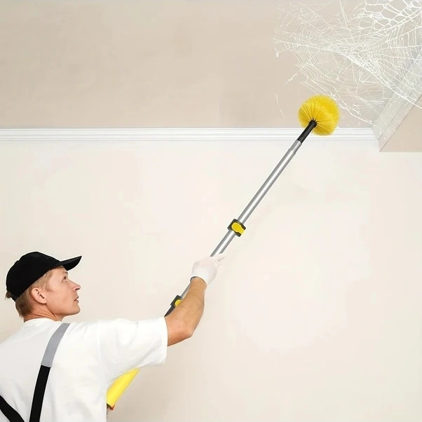 Trendooze Sarı 90 Cm Metal Uzatmalı Boya Rulosu, Dayanıklı Pencere Temizlik Aparatı Diğer