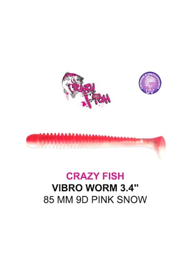Crazy Fısh Vıbro Worm 85 Mm Aromalı Silikon Yem