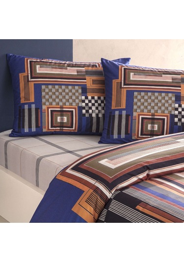 Taç Ravix Ranforce Çift Kişilik Nevresim Takımı Lacivert 000000001000051096 Antrasit