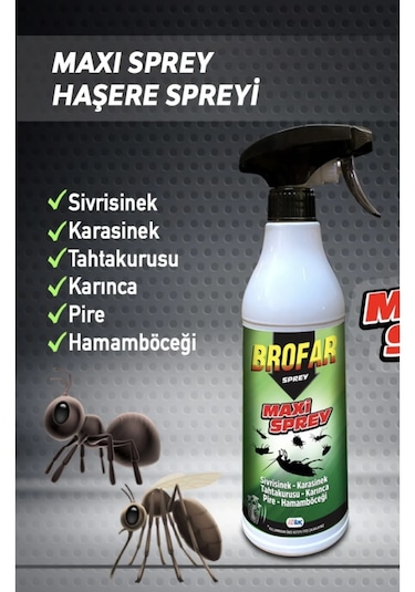 Güçlü Haşere Savar Maxi Sprey 500 Ml Sivrisinek, Karasinek, Tahta