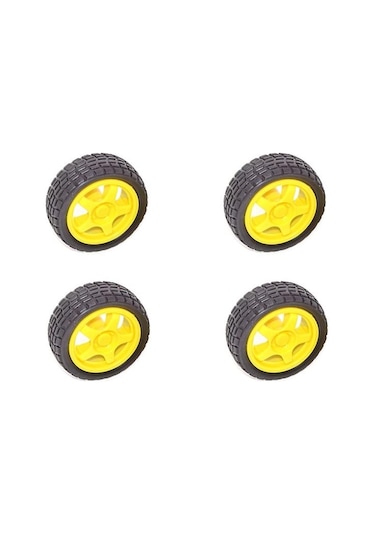 Plastik Tekerlek 7 CM 4Adet