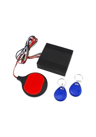 Rogfer Motosiklet Modifiye Hırsızlığa Karşı Koruma Cihazı Kimlik Kartı İndüksiyon Görünmez Dahili Kilit Akıllı Ic Kart Algılama Dahili Kilit