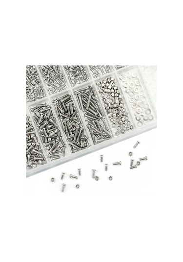 Gözlük Tamir Vida Güneş Gözlüğü Tamir Küçük Vida Kiti Paslanmaz Çelik Alet Seti Yaklaşık 1000pcs Diğer