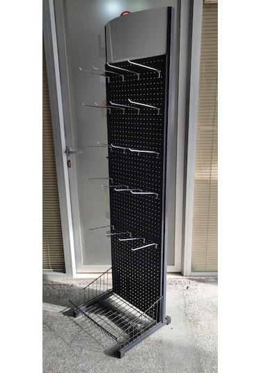 Mekoraf Aksesuar Raf Ve Stand Sistemi Siyah