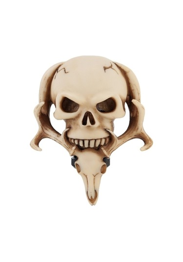 Wondernest Evrensel Araçlar İçin Kafatası Şekilli Çift Kafa Vites Topuzu - Manuel/otomatik Bej Bej