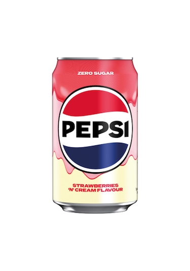 Pepsi Strawberries 'n' Cream Flavour Zero Sugar 330ml