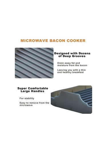 Xurunkeji Silikon Mikrodalga Pastırma Tepsisi Mikrodalga Pastırma Makinesi Gıda Sınıfı Silikon Mikrodalga Pastırma Tavası Gri Gri