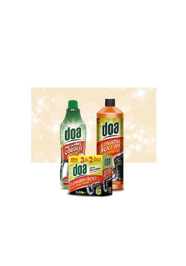 Doa Lavabo Açıcı Jel 1 Lt X 2 Adet
