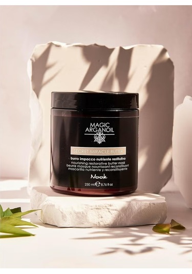 Nook Magic Arganoil Sülfatsız Onarıcı, Kuru Ve Yıpranmış Saçlar İçin Vegan Saç Maskesi 250ml