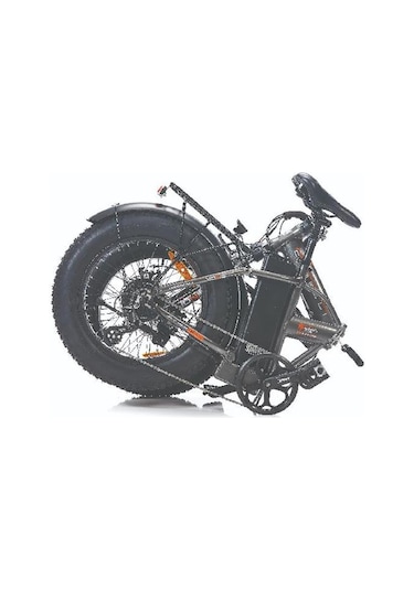 Corelli Vonıq Fat Bıke Elektrikli Katlanır Bisiklet 42cm Md 20 Jant 8 Vites Gri