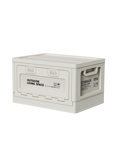 Suntek Katlanabilir Depolama Kutusu 27l Konteyner Kamp Beyaz