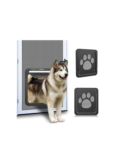 Geekyou Kedi Köpek 24x29cm Manyetik Otomatik Kapanır Kilitlebilir Abs Evcil Hayvan Pencere Kapısı