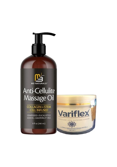 Anti-cellulite Selülitlere Son Anti-selülit Masaj Yağı 240 Ml + Variflex Varis Giderici Krem 100 Ml