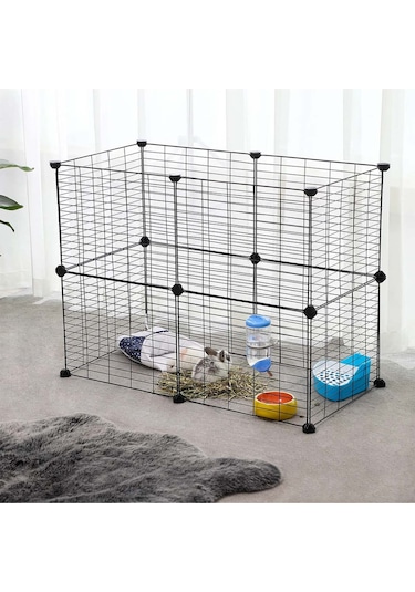 Hodbehod 12 Panel Hayvan Oyun Kafesi Kedi Kuş Evcil Hayvan