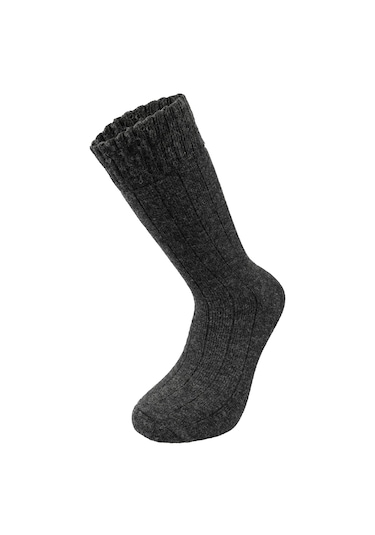 Bolero E99 Erkek Yün Havlu Lambswool Çorap Antrasit Gri