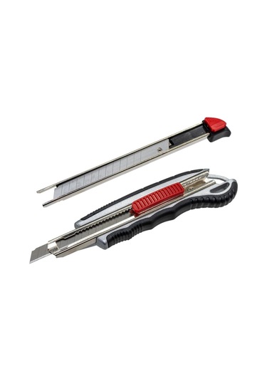 İzeltaş Pro Metal Gövde Oto.yüklemeli 5 Yedekli Maket Bıçağı 9 Mm