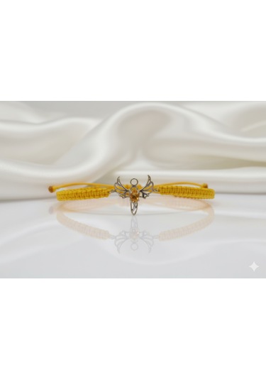 Ariş Sevgi Meleği Altın Bileklik Cebrail Sarı Altın