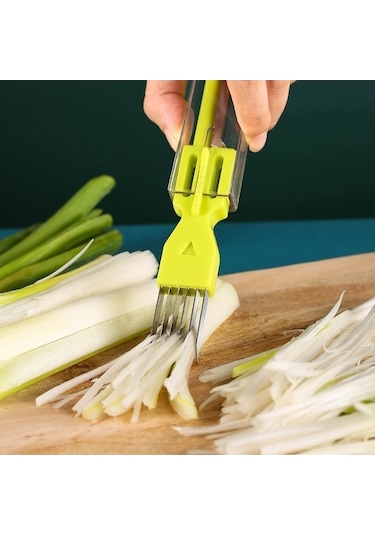 Dancemonkey Cbtx Ev Mutfak Çok Fonksiyonlu Yeşil Soğan Soyucu Yeşil, Yeşil Soğan Soyucu Yeşil