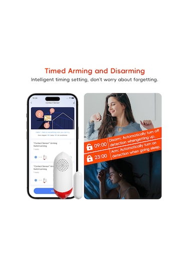 Kapı Pencere Alarmı Ev Güvenliği Kablosuz Manyetik S6914-1