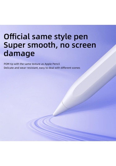 Springsun İpad 9. Ve 10. Nesil İçin 10 Saat Kullanim Süresi, Manyetik Şarj, 1.2mm Uçlu Dokunmatik Kalem 2018-2023 Uyumlu