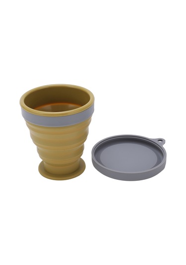 Xindoker Yemek Grubu Silikon Katlanabilir Bardak - Taşınabilir Kamp Seyahat Kupa, Isı Dayanıklı, Leşimsiz, Yeniden Kullanılabilir Diğer