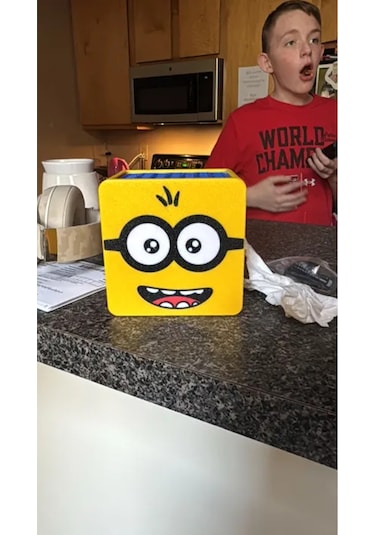 Minion Temalı Kalemlik Eğlenceli Masa Üstü Düzenleyici