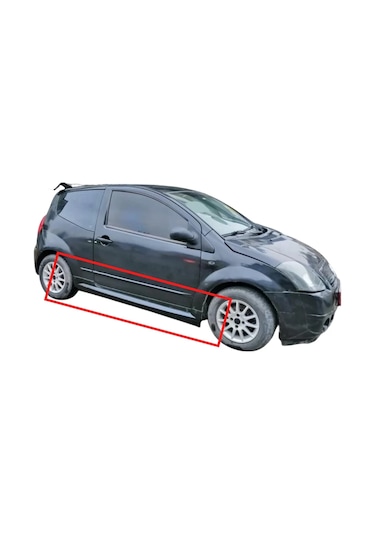 Citroen C2 Uyumlu Marşpiyel Boyasız