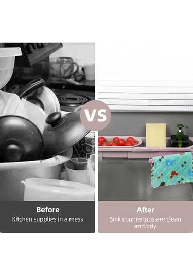 Moveevo Pembe Genişletilebilir Lavabo Süzgeci - Bölmeli Su Çıkarma Tasarımı, Havlu Asma Çubuğu, Evcil Ve Dayanıklı Pp Malzeme Pembe Moveevo Pembe Genişletilebilir Lavabo Süzgeci - Bölmeli Su Çıkarma Tasarımı, Havlu Asma Çubuğu, Evcil Ve Dayanıklı Pp Malzeme Pembe