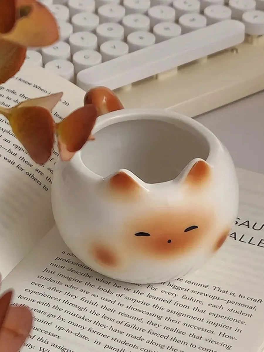 Kedi Figürlü Kupa 444209204 Beyaz