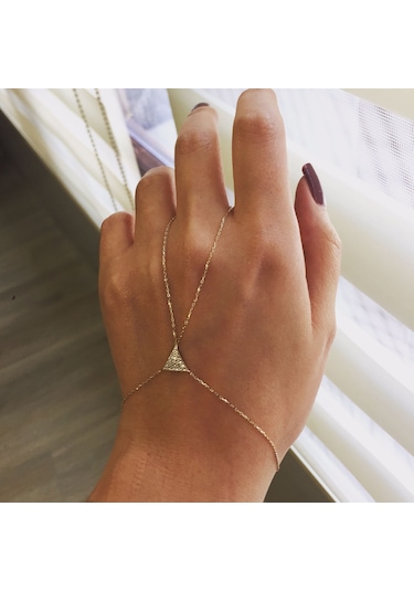 Glorria Altın Şahmeran Bileklik N11.120 Altın