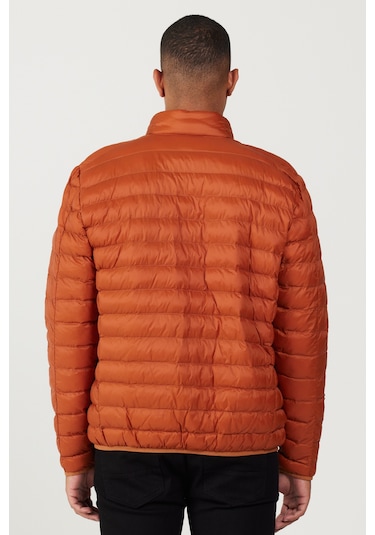 AC&Co / Altınyıldız Classics Erkek Kıremıt Standart Fit Normal Kesim Dik Yaka Mont KIREMIT