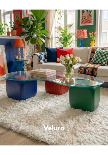Modern Orta Sehpa & Küre Sehpa & Top Sehpa & Şeffaf Fasulye Cam & Mavi - Kırmızı -yeşil Zar Çok Renkli Modern Orta Sehpa & Küre Sehpa & Top Sehpa & Şeffaf Fasulye Cam & Mavi - Kırmızı -yeşil Zar Çok Renkli