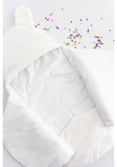 Welsoft Bebek Kundak Bebek Battaniye Krem