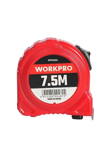 Workpro Wp261004 7,5mx25mm Beyaz Çelik Şerit Metre Fr Wp261004 7.5 M
