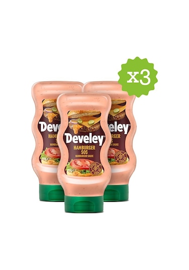Develey Hamburger Sos 3 x 410 G