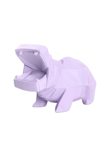 Su Aygırı Heykeli Tasarruf Kabı Para Kutusu Masaüstü Süsü Yaratıc