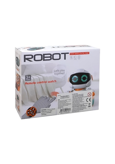 Oyuncak Uzaktan Kumandalı Full Fonksiyonlu Işıklı Sesli Yürüyen Robot Robbot