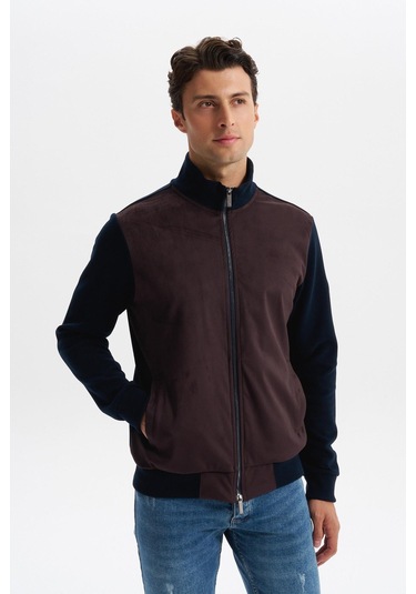 Arma Erkek Regular Fit Selanik Kumaş Dik Yaka Fleto Cepli Basic Sweatshirt Kazak K30324698502 Lacivert Arma Erkek Regular Fit Selanik Kumaş Dik Yaka Fleto Cepli Basic Sweatshirt Kazak K30324698502 Lacivert