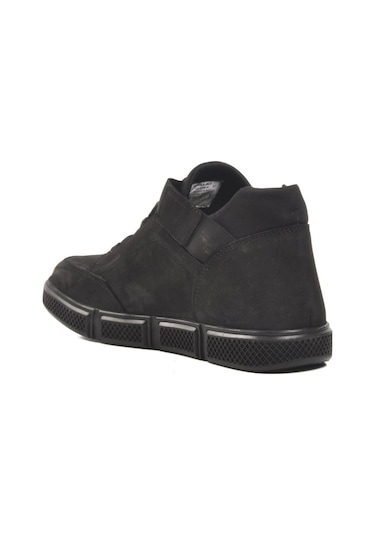 Hammer Jack Bilbao 102 20655 Siyah Nubuk Hakiki Deri Erkek Günlük Ayakkabı Siyah