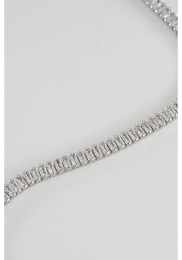 Kadın 316 L Çelik Vip Seri Antialerjik Baget Zirkon Taşlı Su Yolu Bileklik Ölçüleri 17cm + 3 Cm Uzatma 5 Mm Taş Boyutu-5215 Gümüş Kadın 316 L Çelik Vip Seri Antialerjik Baget Zirkon Taşlı Su Yolu Bileklik Ölçüleri 17cm + 3 Cm Uzatma 5 Mm Taş Boyutu-5215 Gümüş