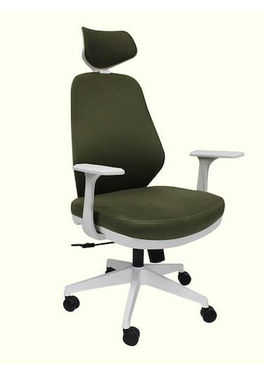 Apex White Pro Yönetici Koltuğu Ofis Koltuğu Yeşil