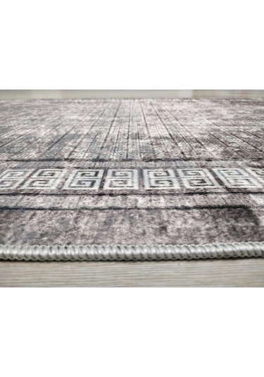 Yamalı Home Style Vizon Deri Taban Nv9728-80X150 Vizon