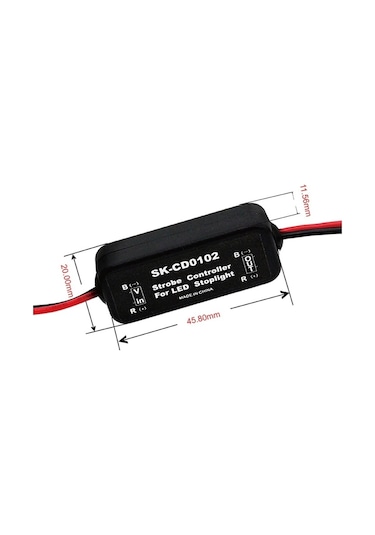 Led Ampul Uyumlu 12V Stop Fren Çakar Modül