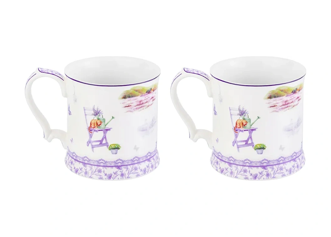 Elan Gallery Lavendale Fincanı 2 Adet, 380 Ml 17465841 Leylak