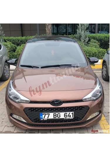 Hyundai İ20 2015 Yarasa Ayna Kapağı - Sinyalli Ayna - Parlak Siyah