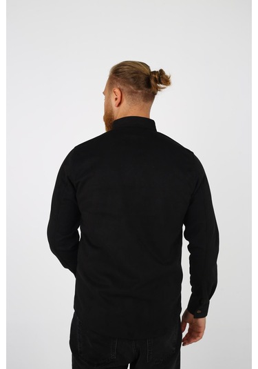 Brango 13241 Erkek Spor Gömlek Siyah