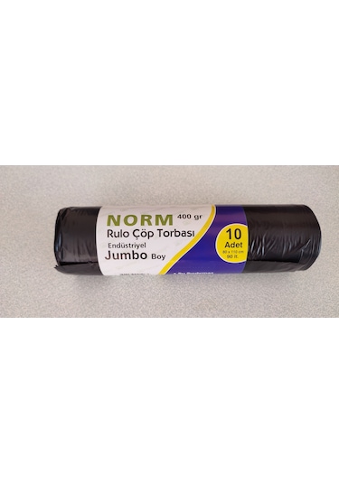 Norm Çöp Torbası Poşeti - 2 Kat - 400 Gr. - 80x110Cm. - 1 Rulo
